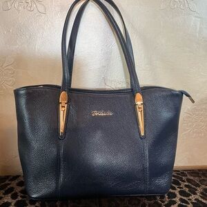 Bostanton Navy blue hand bag